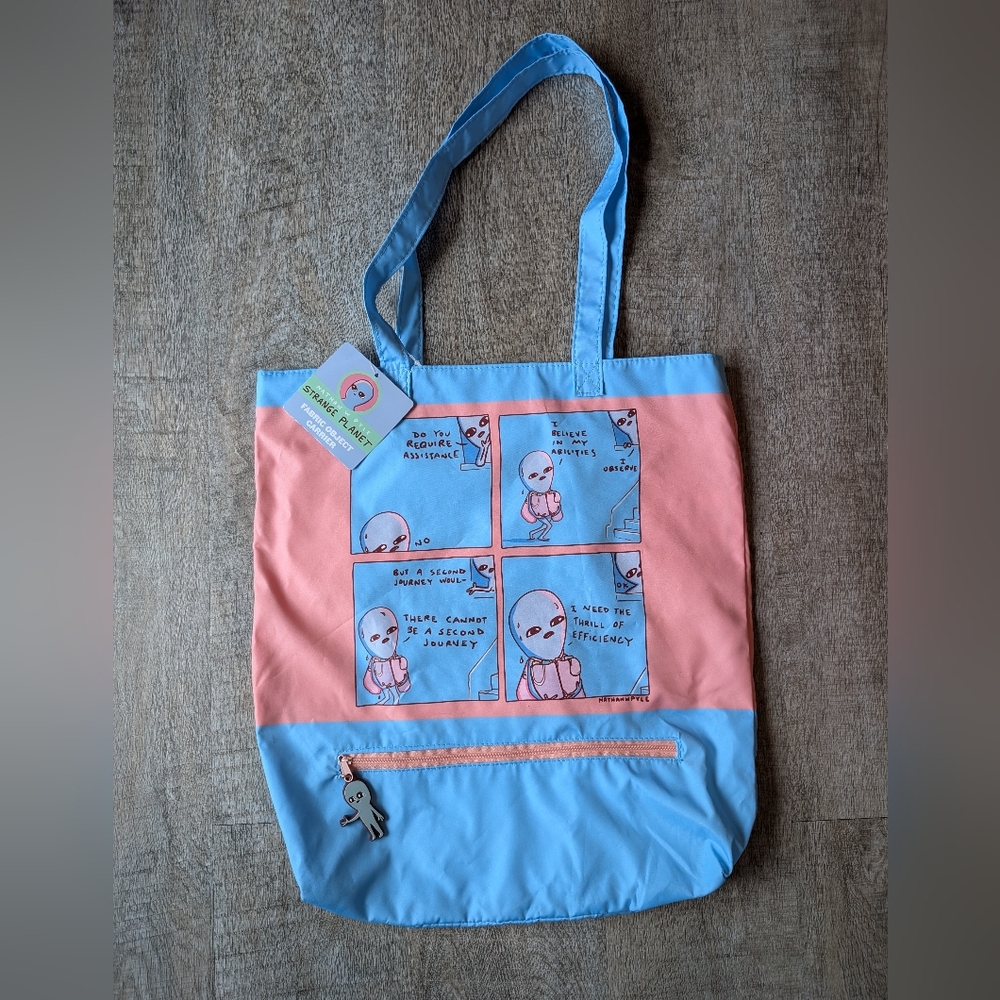 NWT Culture Fly x Strange Planet Nathan W Pyle Tote